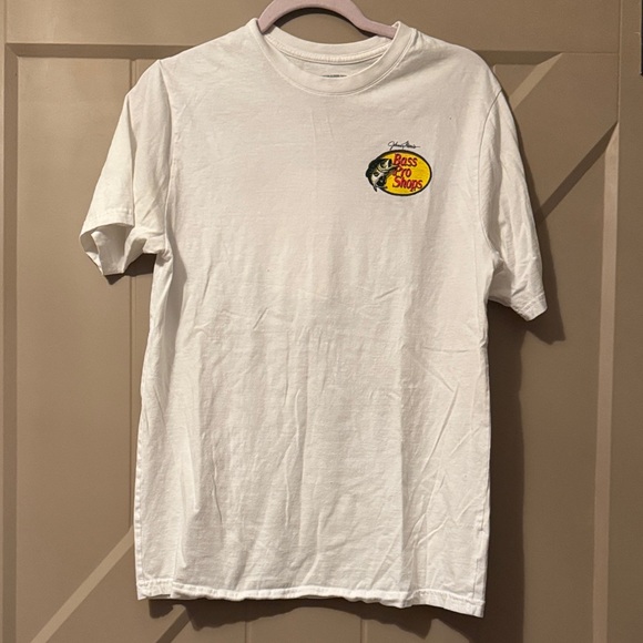 Bass Pro Shops Classic White Tee with Logo - Picture 1 of 2